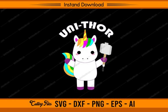 Download Uni-Thor Funny Unicorn - Unicorn Collection