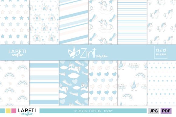 Download Unicorn Digital Paper Collection - Unicorn Collection