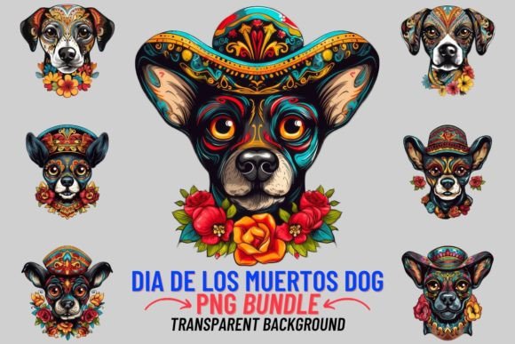 Download Dia De Los Muertos Dog Sublimation - Premium Bundle