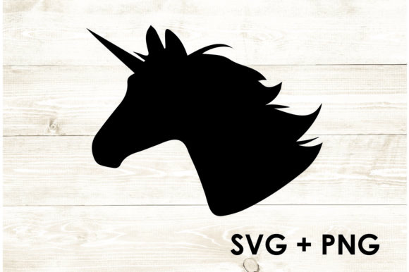 Download Unicorn Head - Unicorn Horn Flowy Hair - Unicorn Collection