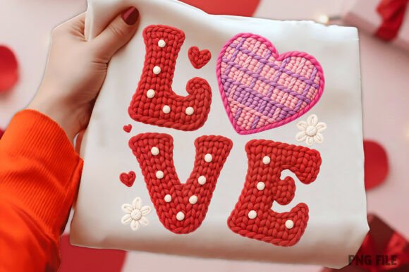 Download Yarn Crochet Love Valentines PNG - Premium Resources