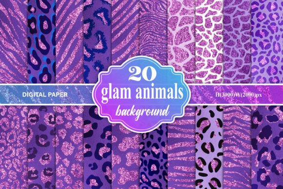Download Purple Glam Animal Skin Texture - Animal skin texture Collection