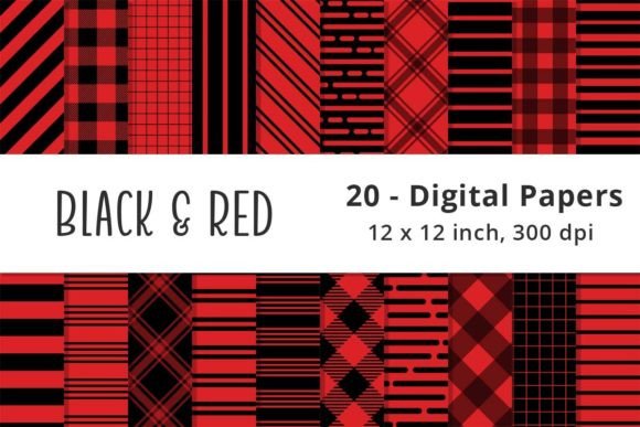 Download Red &amp; Black Stripes Digital Backgrounds - Digital backgrounds Collection